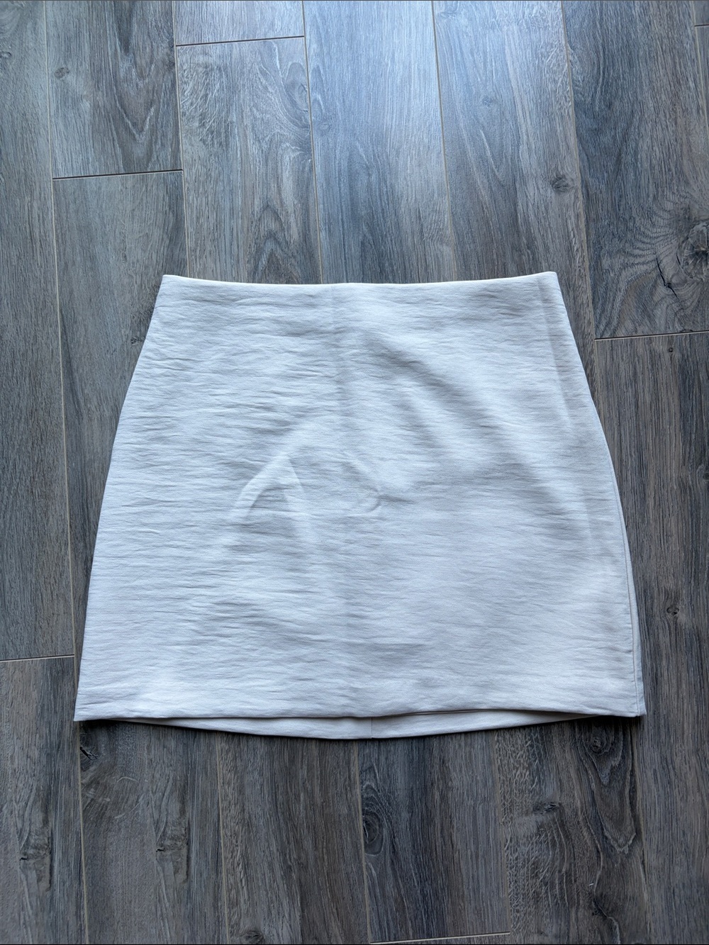 Maison d’Amelie Cream Women’s Mini Skirt